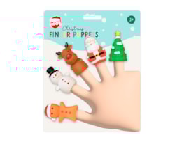 Wholesale Christmas Finger Puppets 5pk Wholesale Christmas Finger Puppets 5pk