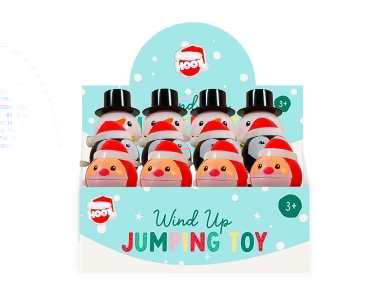 Wholesale Christmas Wind Up Jumping Toy | Bulk Buy Christmas Toys Wholesale Christmas Wind Up Jumping Toy