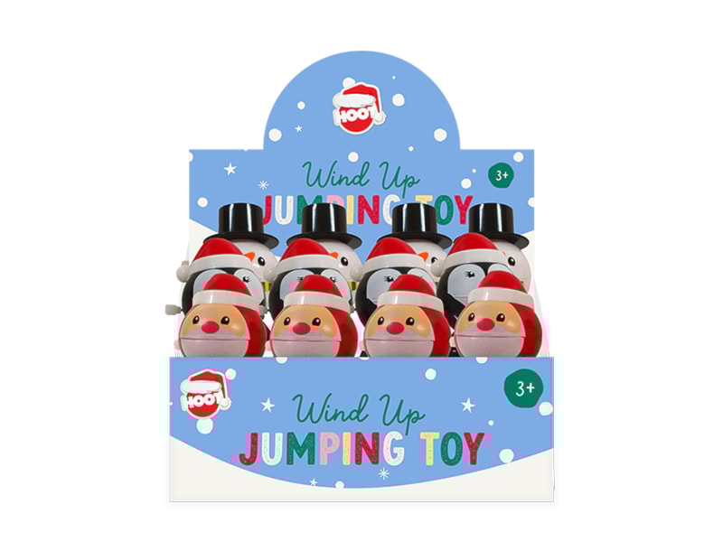Wholesale Christmas Wind Up Jumping Toy | Bulk Buy Christmas Toys Wholesale Christmas Wind Up Jumping Toy