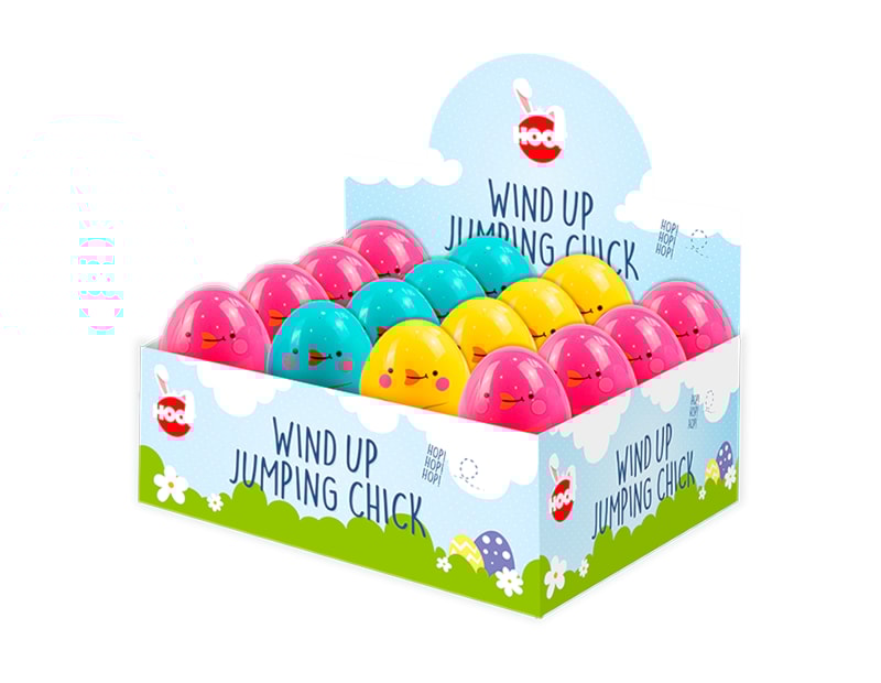 Wholesale Easter Winding Up Jumping Chicks Wholesale Easter Winding Up Jumping Chicks