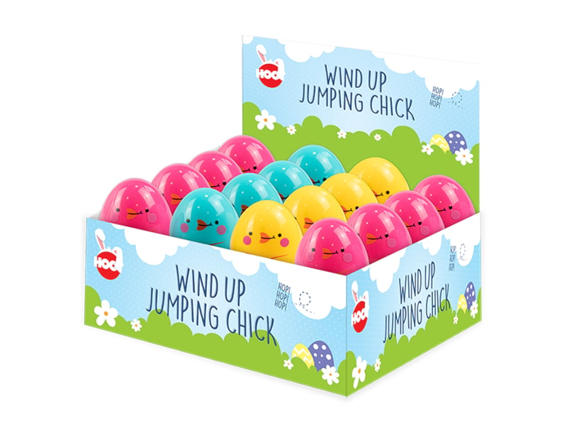 Wholesale Easter Winding Up Jumping Chicks Wholesale Easter Winding Up Jumping Chicks