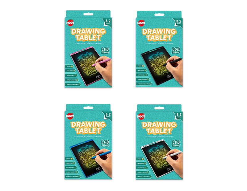 Wholesale Multicolour Drawing Tablet 8.2" Wholesale Multicolour Drawing Tablet 8.2"