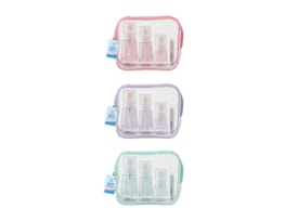 Wholesale Travel Bag and Bottle Set 5pc Wholesale Travel Bag and Bottle Set 5pc