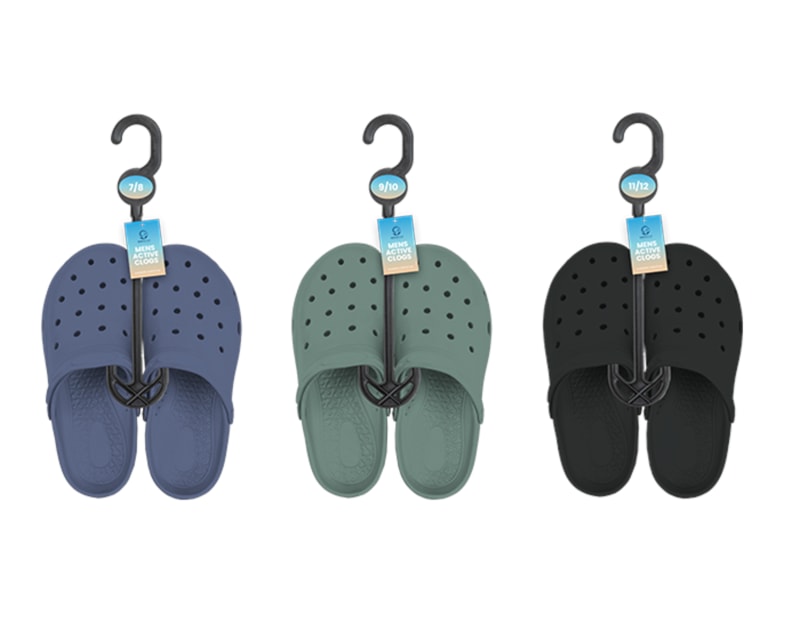 Wholesale Mens Active Clogs - Assorted Sizes Wholesale Mens Active Clogs - Assorted Sizes