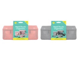 Wholesale Mesh Pouch Organiser 3pk