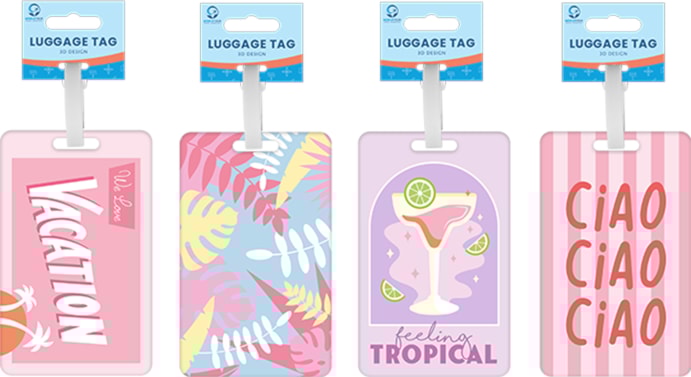 Wholesale Trend PVC Luggage Tag Wholesale Trend PVC Luggage Tag