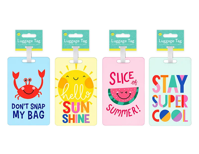 Wholesale Kids PVC Luggage Tag