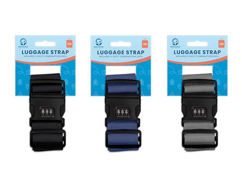 Wholesale Tri Combo Luggage Strap 1.8m Wholesale Tri Combo Luggage Strap 1.8m