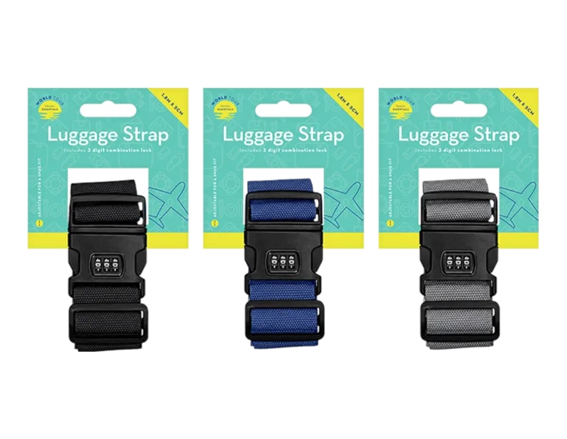 Wholesale Tri Combo Luggage Strap 1.8m Wholesale Tri Combo Luggage Strap 1.8m