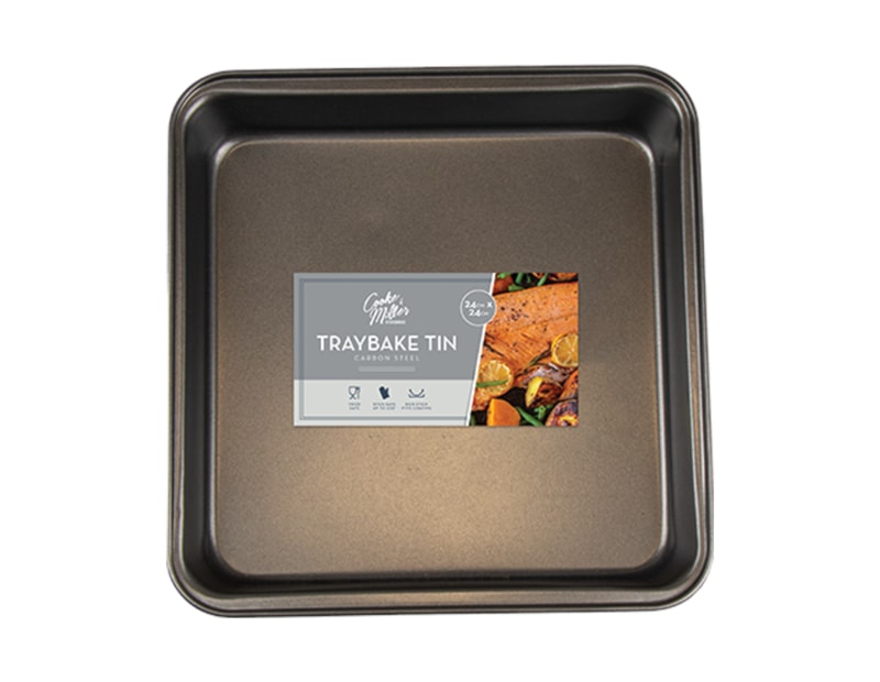 Wholesale Traybake Tin 24x24cm Wholesale Traybake Tin 24x24cm