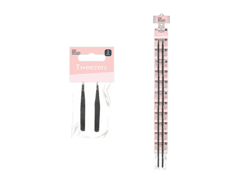 Wholesale Tweezers 2pk With Clip Strip Wholesale Tweezers 2pk With Clip Strip