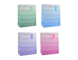 Wholesale Unisex Foiled Stripe Medium Gift Bag 26x32x12cm Wholesale Unisex Foiled Stripe Medium Gift Bag 26x32x12cm