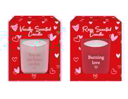 Wholesale Valentine's Day Vanilla & Rose Scented Candles Wholesale Valentine's Day Vanilla & Rose Scented Candles