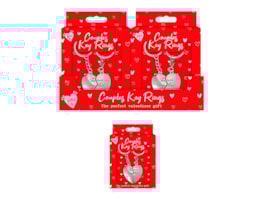 Wholesale Twin Heart Couples Key Ring CDU Wholesale Twin Heart Couples Key Ring CDU