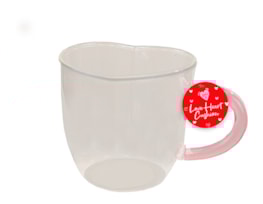 Wholesale Heart Glass Mug 440ML Wholesale Heart Glass Mug 440ML