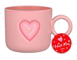 Wholesale Valentine's Printed Heart Mug 350ML