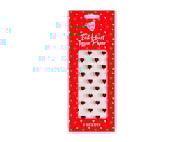 Wholesale Foil Heart Tissue Paper