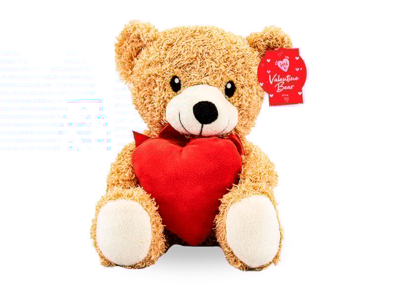 Wholesale Valentine's Bear with Heart 20cm Wholesale Valentine's Bear with Heart 20cm