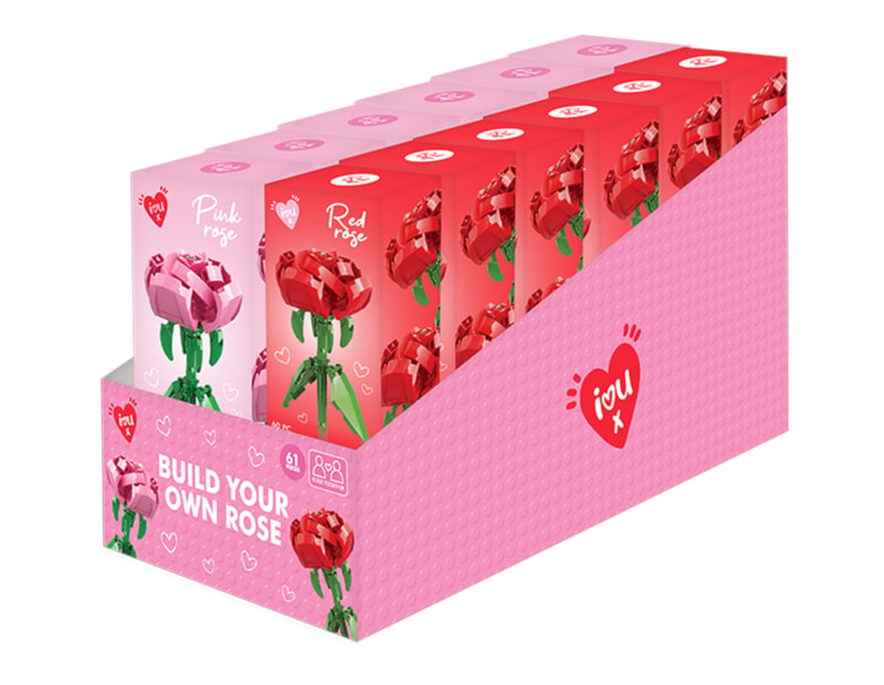 Wholesale Valentines Rose Blocks CDU Wholesale Valentines Rose Blocks CDU