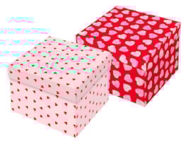 Wholesale Valentine's Day Square Gift Box Wholesale Valentine's Day Square Gift Box