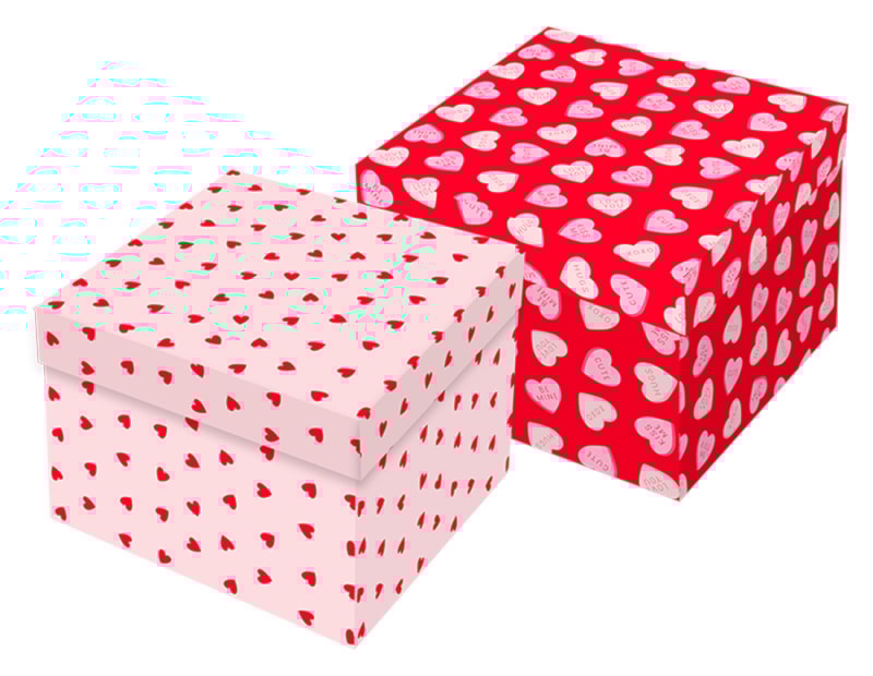 Wholesale Valentine's Day Square Gift Box Wholesale Valentine's Day Square Gift Box