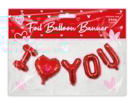 Wholesale I Love You Foil Balloon Banner Wholesale I Love You Foil Balloon Banner