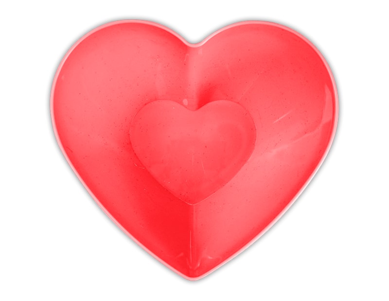 Wholesale Red plastic Heart serving bowl Wholesale Red plastic Heart serving bowl