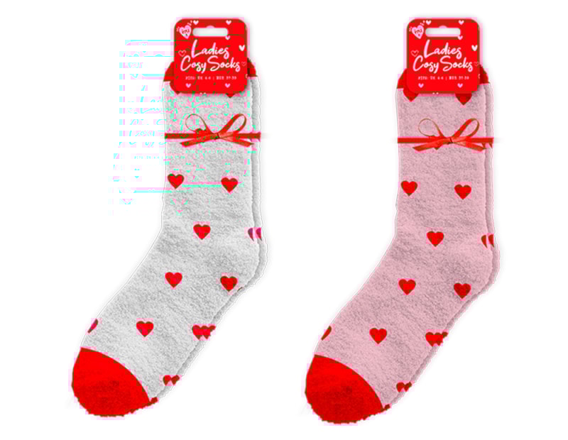 Wholesale Valentine's Ladies Cosy socks Wholesale Valentine's Ladies Cosy socks