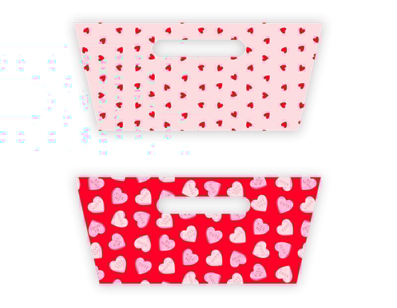 Wholesale Valentines Printed Hamper Tray Wholesale Valentines Printed Hamper Tray