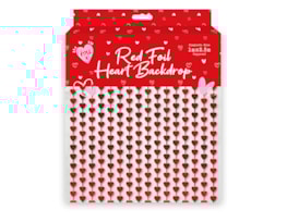 Wholesale Valentines Heart Foil Backdrop 1M x 2.5m Wholesale Valentines Heart Foil Backdrop 1M x 2.5m