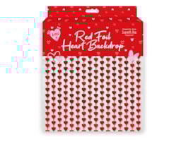 Wholesale Valentines Heart Foil Backdrop 1M x 2.5m Wholesale Valentines Heart Foil Backdrop 1M x 2.5m