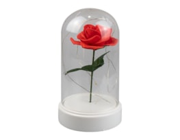 Wholesale Valentine's LED rose Cloche 19cm Wholesale Valentine's LED rose Cloche 19cm