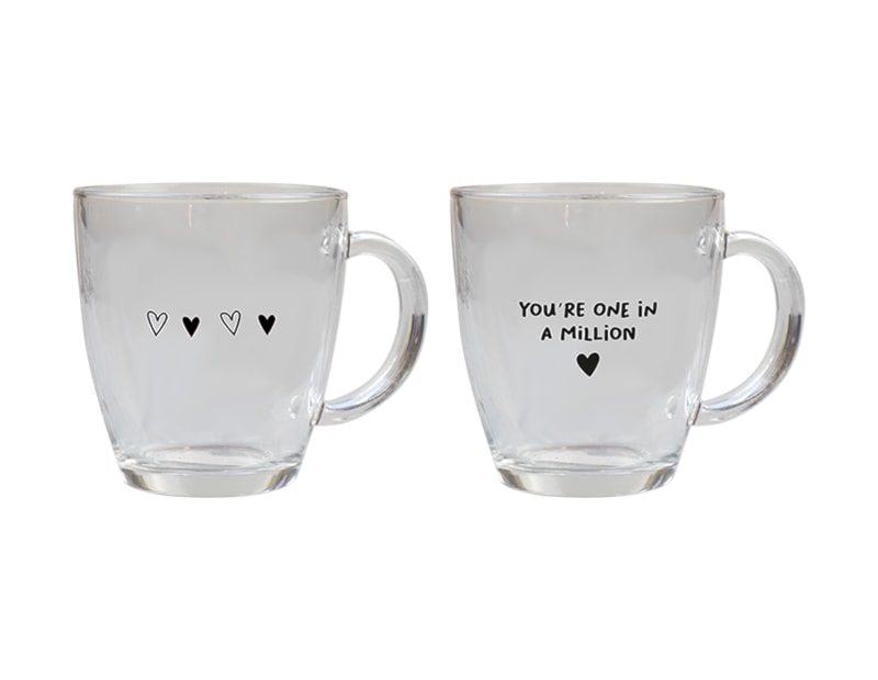 Wholesale Valentine's Printed Glass coffee cup 350ml Wholesale Valentine's Printed Glass coffee cup 350ml