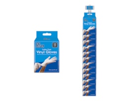 Wholesale Vinyl Gloves 12pk With Clip Strip Wholesale Vinyl Gloves 12pk With Clip Strip