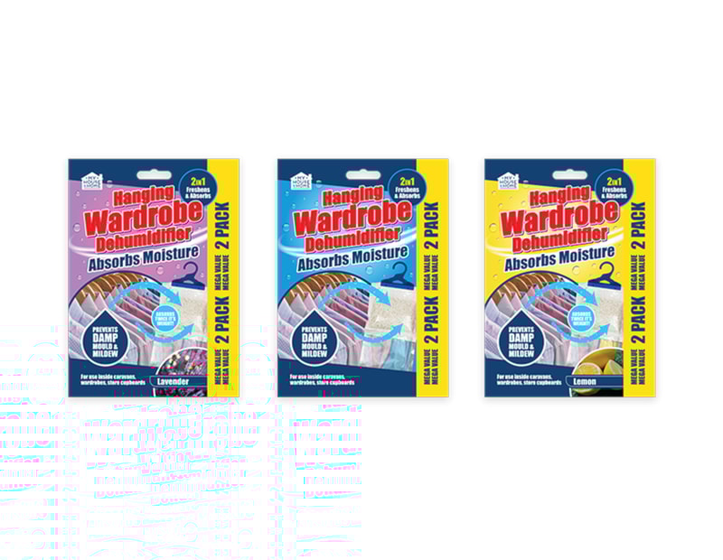 Wholesale Wardrobe Fragranced Dehumidifier 2pk Wholesale Wardrobe Fragranced Dehumidifier 2pk