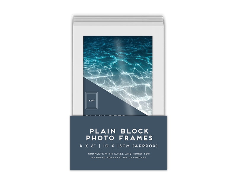 Wholesale White Photo Frame 4 X 6" 1pk CDU Wholesale White Photo Frame 4 X 6" 1pk CDU