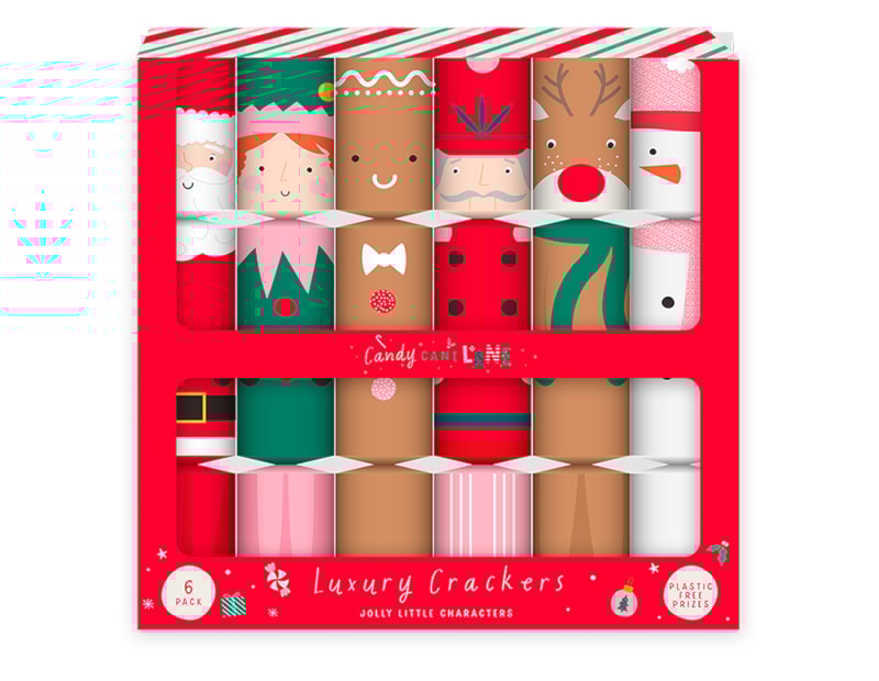 Wholesale Christmas Characters Luxury Crackers 10" 6pk Wholesale Christmas Characters Luxury Crackers 10" 6pk