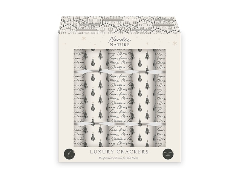 Wholesale Nordic Christmas Crackers 12" 10pk Wholesale Nordic Christmas Crackers 12" 10pk