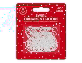 Wholesale Swirl Ornament Hooks 40pk Wholesale Swirl Ornament Hooks 40pk