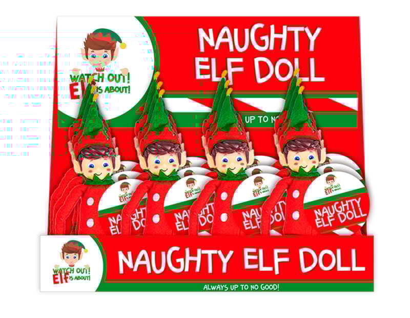 Wholesale Naughty Elf Doll 12" CDU Wholesale Naughty Elf Doll 12" CDU