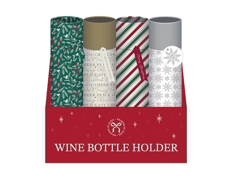 Wholesale Christmas Bottle Holder CDU Wholesale Christmas Bottle Holder CDU