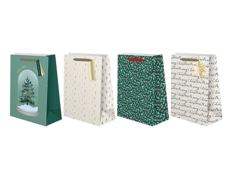 Wholesale Christmas Traditional Luxury XL Gift Bag Wholesale Christmas Traditional Luxury XL Gift Bag