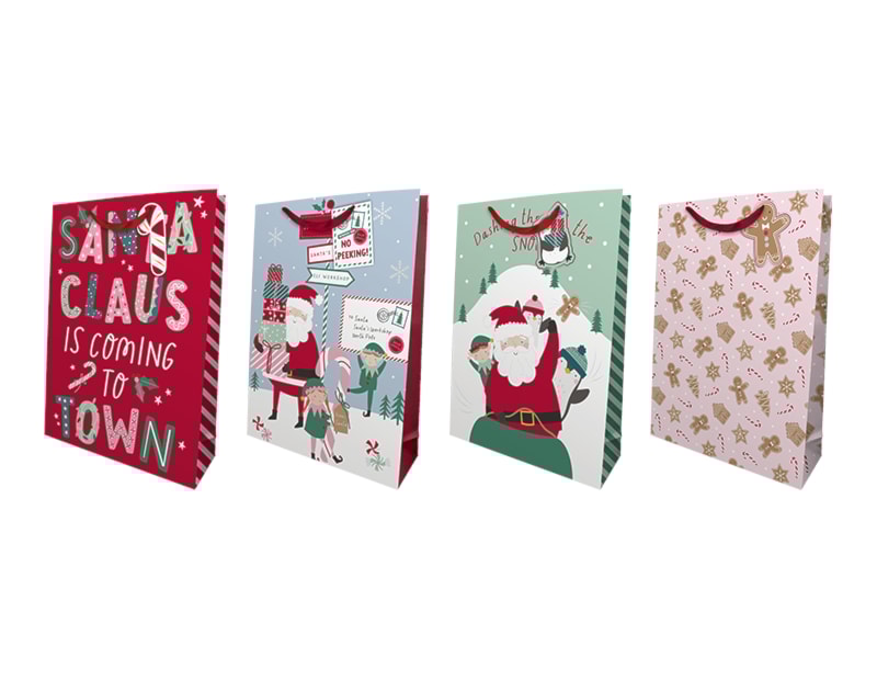 Wholesale Christmas Traditional Luxury XL Gift Bag Wholesale Christmas Traditional Luxury XL Gift Bag