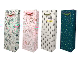 Wholesale Christmas Luxury Foiled Bottle Bag |Bulk Buy Christmas Gift Bags & Box Wholesale Christmas Luxury Foiled Bottle Bag |Bulk Buy Christmas Gift Bags & Box