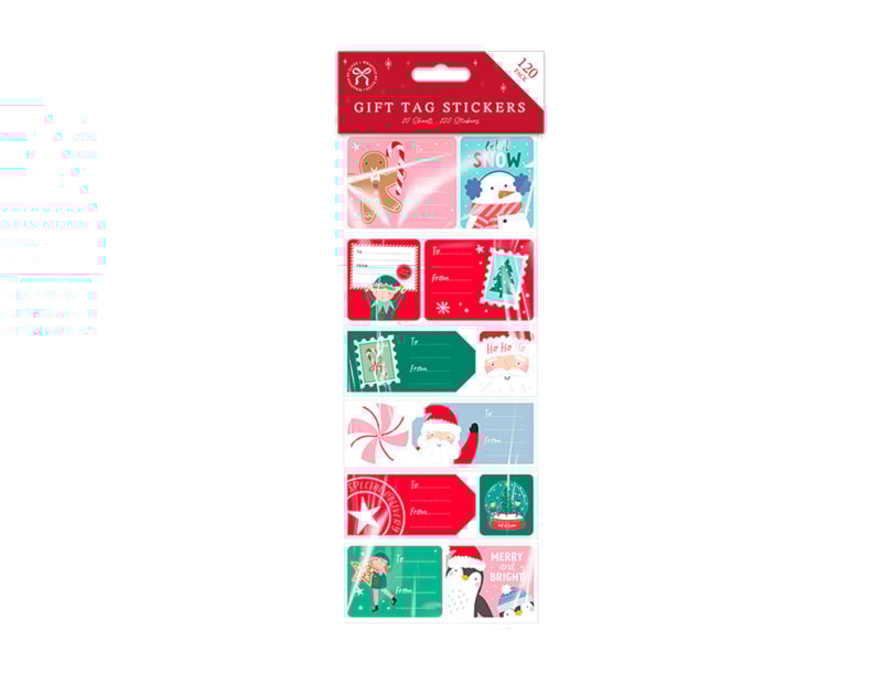 Wholesale Christmas Sticky Gift Tags Wholesale Christmas Sticky Gift Tags
