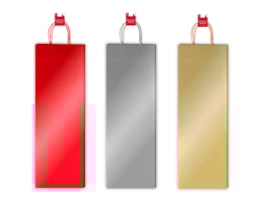 Wholesale Matte Metallic Bottle Bag 2pk Wholesale Matte Metallic Bottle Bag 2pk