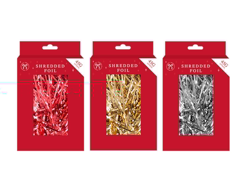 Wholesale Shredded Foil | Bulk Buy Christmas Gift Wrap Wholesale Shredded Foil | Bulk Buy Christmas Gift Wrap