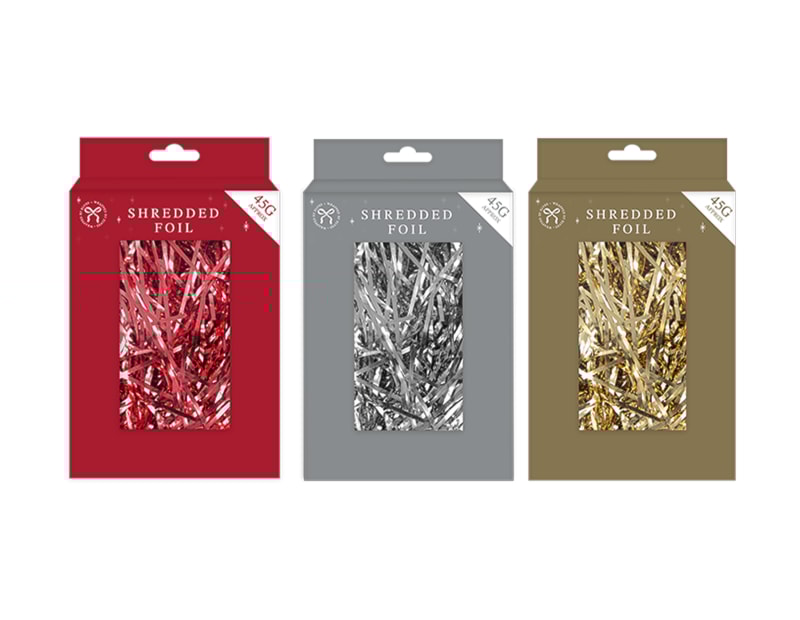 Wholesale Shredded Foil | Bulk Buy Christmas Gift Wrap Wholesale Shredded Foil | Bulk Buy Christmas Gift Wrap