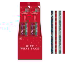 Wholesale Cosy Cottage Gift Wrap Set 4pk CDU Wholesale Cosy Cottage Gift Wrap Set 4pk CDU