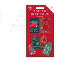 Wholesale Traditional Christmas Foiled Gift Tags 20pk Wholesale Traditional Christmas Foiled Gift Tags 20pk